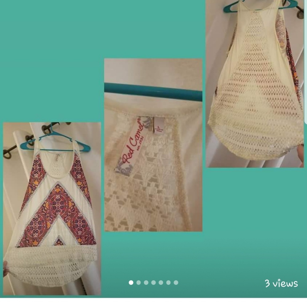 Red camel Tank Top